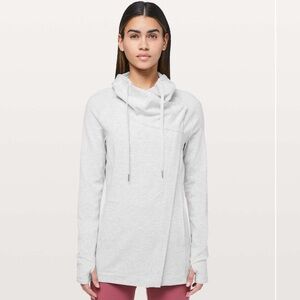 Lululemon Coast Easy Wrap Heathered Core Ultra Light Grey size 6